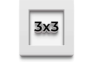 3x3 Contemporary Wood Shadow Box with UV Acrylic