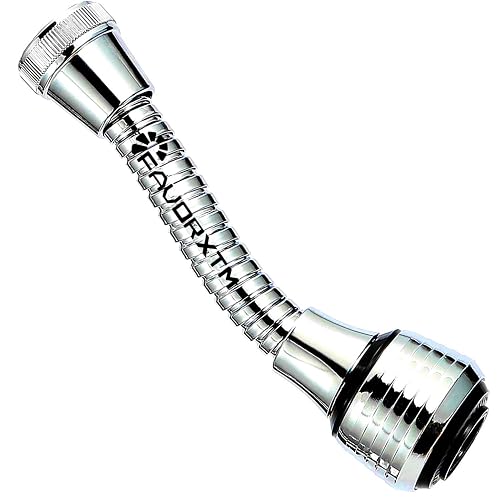 FAVORXTM Faucet Sprayer Attachment Flexible Tap Extension Aerator 360 Degree ABS