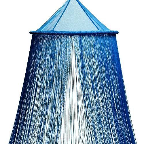 Bacati Turquoise String Bed Canopy