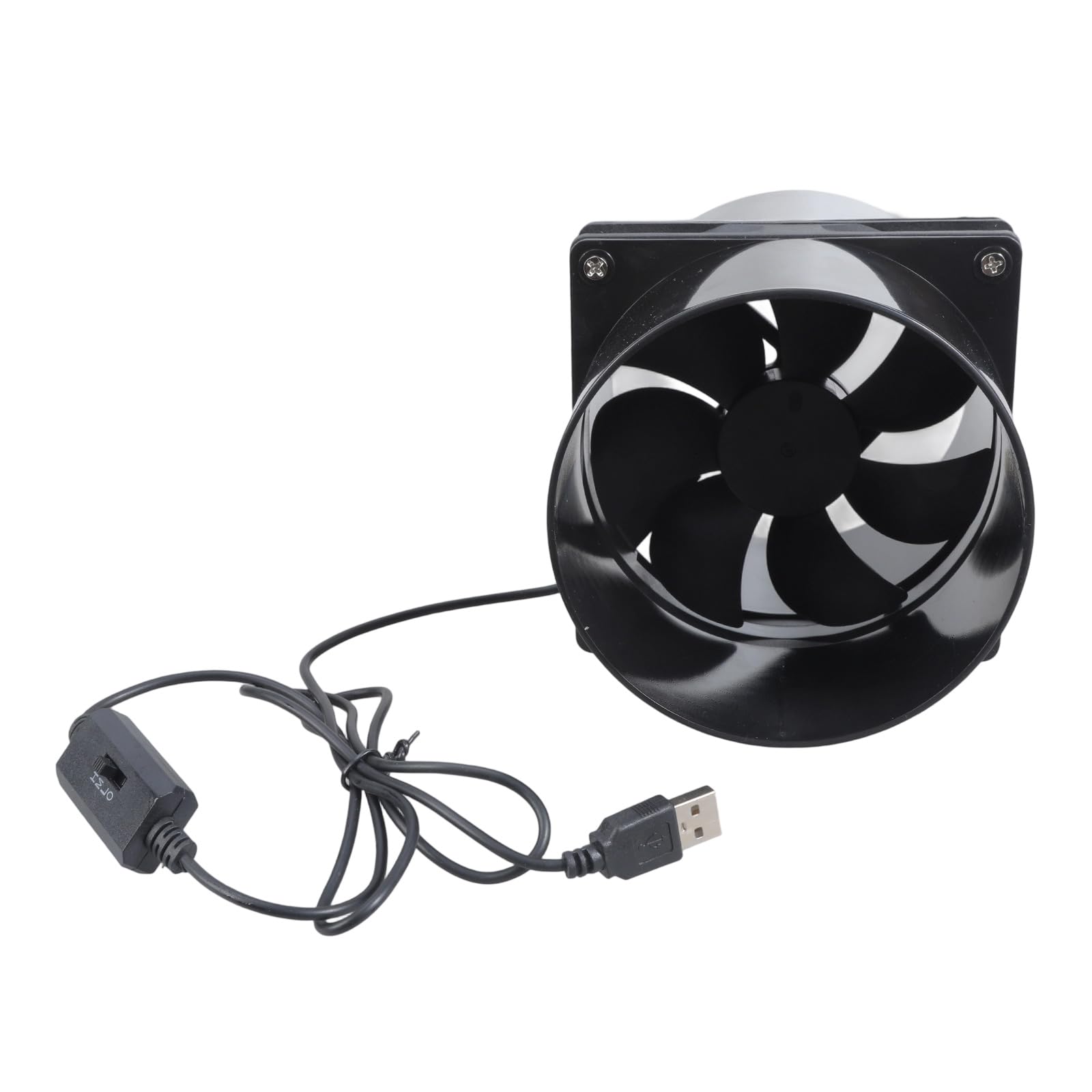 Multi Purpose 120mm USB Exhaust Blower for Workshop Tent Pet Houses Greenhouses Bathrooms and Printer Ventilation