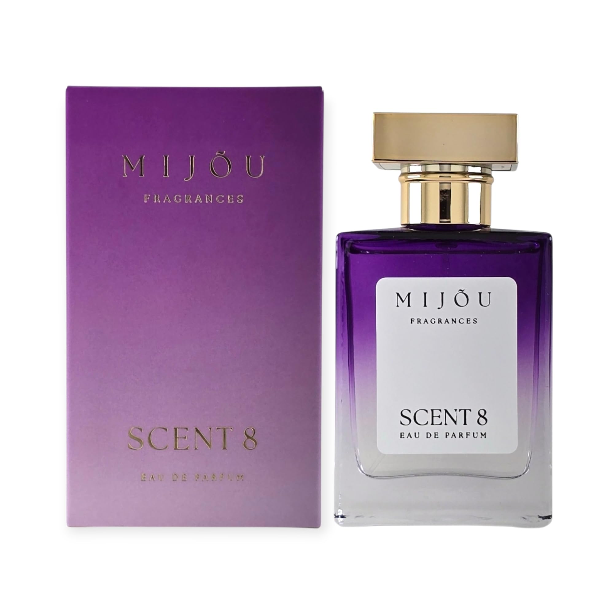 MIJÕU Scent 8 Eau de Parfum (50 ml) – Aroma unisex con lavanda, sándalo y bergamota, exclusivo perfume de nicho de larga duración, notas frescas y amaderadas