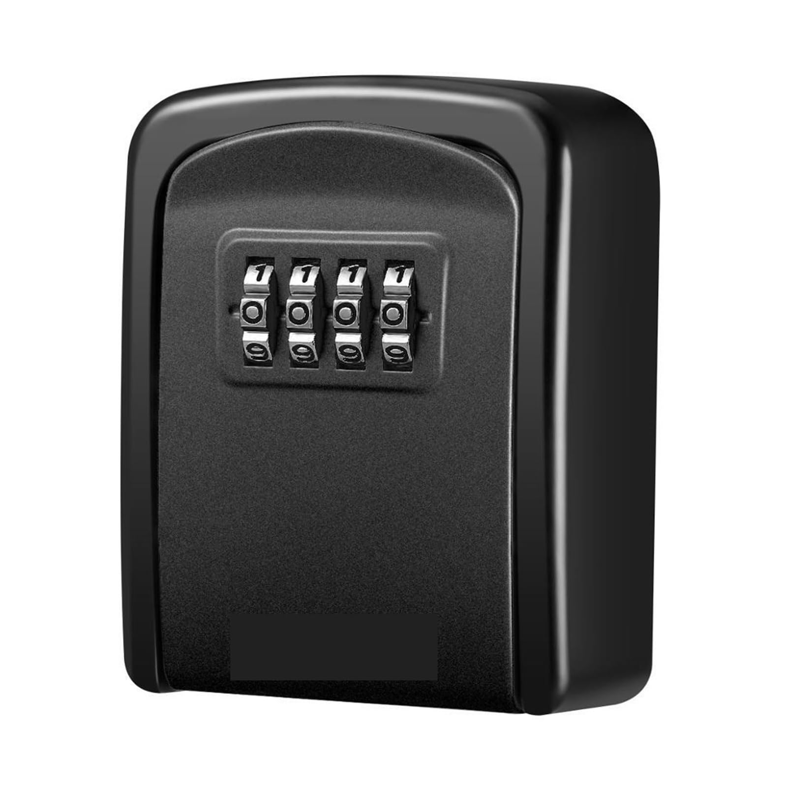 Caja fuerte impermeable para montar en la pared con llave y cerradura secreta para exteriores. Cuenta con código Detive y protección de contraseña, ideal para seguridad del hogar.