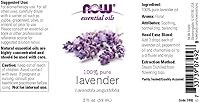 Vista 2 de NOW Aceites esenciales, aceite de lavanda, 2 onzas