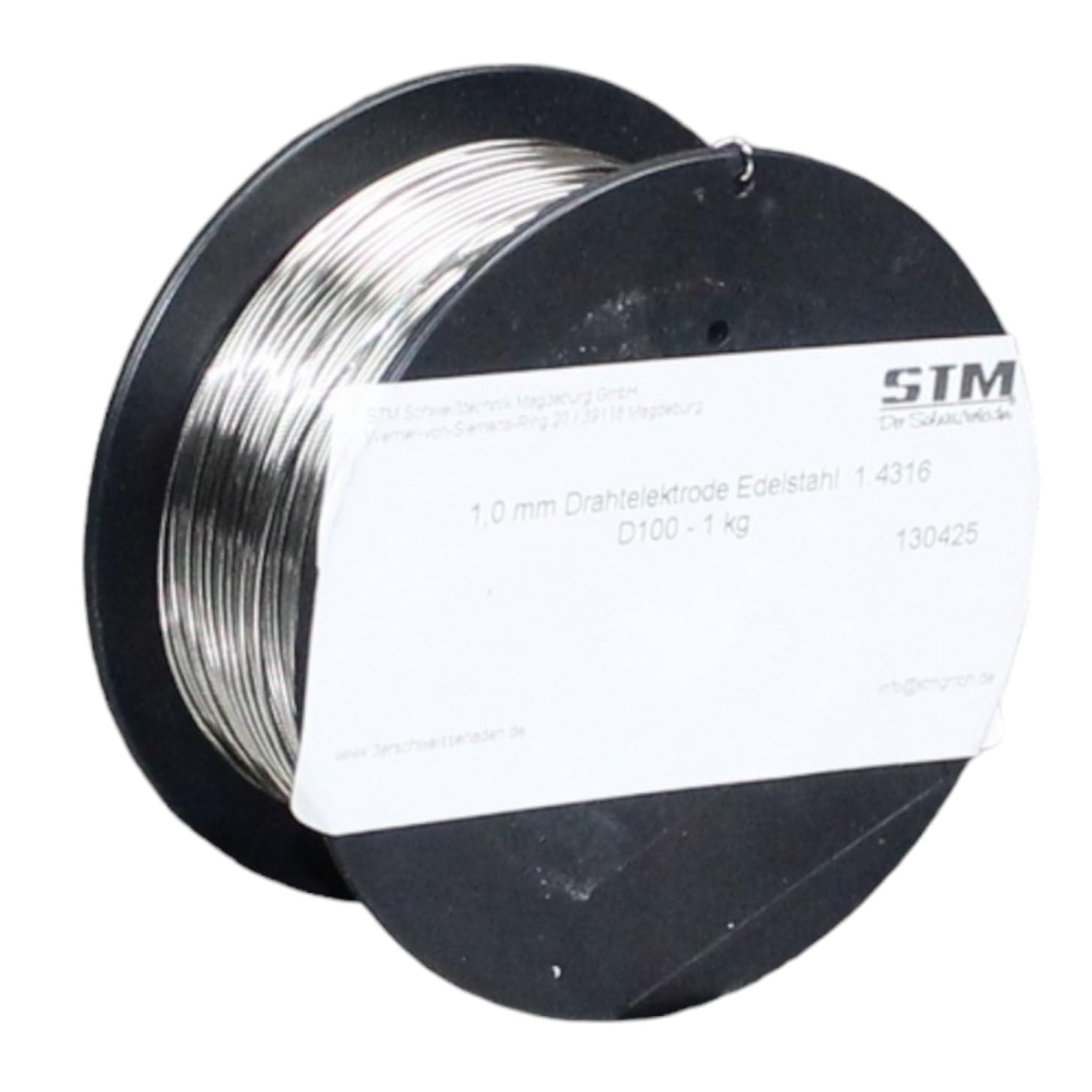 Fil de soudure en acier inoxydable VA V2A 308L 1.4316 1,0 mm 0,5-15 kg MIG MAG Niro Inox STM (D100, 1 kg)