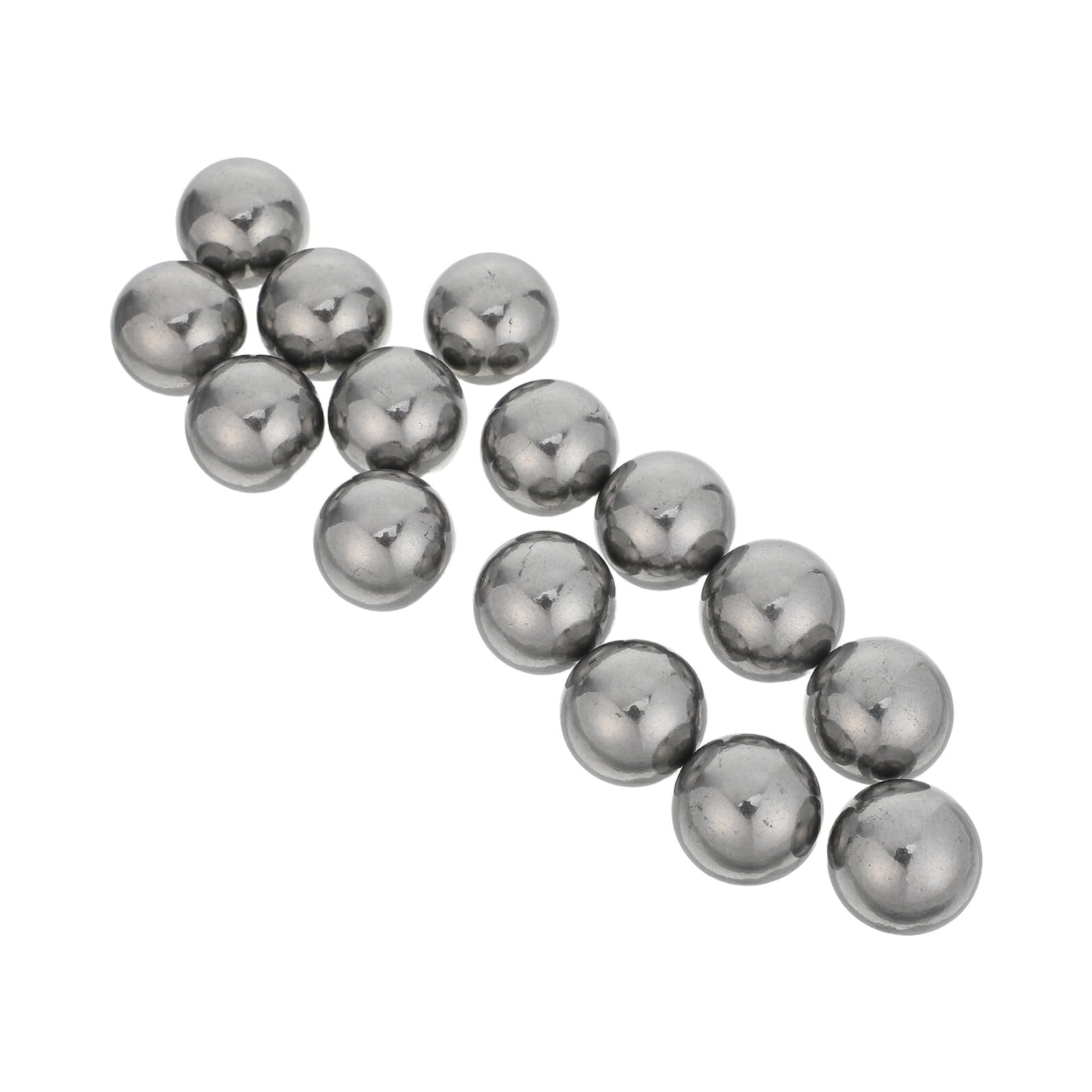 Adorainbow 14 Pièces Billes en Acier Carbone Haute Précision Ronde Argentée Dureté Supérieure pour Projets Automobiles et Bricolage