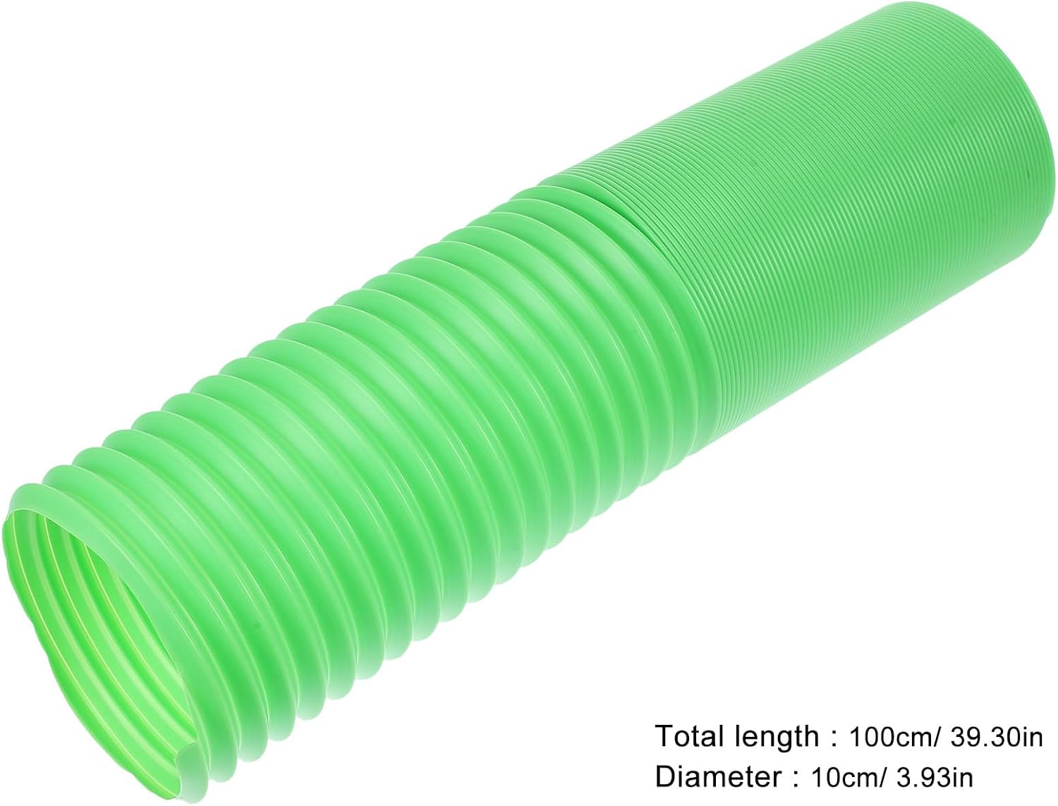 Amosfun Flexible Plastic Hamster Tunnel and Ferret Tube, Foldable Small Animal Exercise Hideout, Green Pet Playground for Hamsters and Ferrets