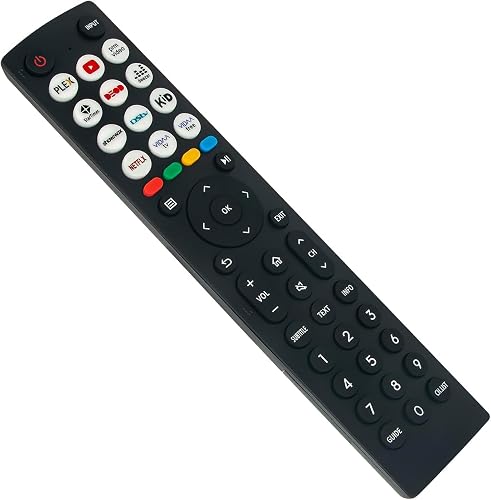 Zarantechie Replacement Remote Control Applicable For Hisense VIDAA 4K UHD Smart TV 40A4KV 32A4KV 43A4KV 32A4KTUK 32A5KQTUK 32E4KTUK 40A4KTUK 40A5KQTUK 40E4KTUK 65U7HQTUK 55U7HQTUK 55A85HTUK