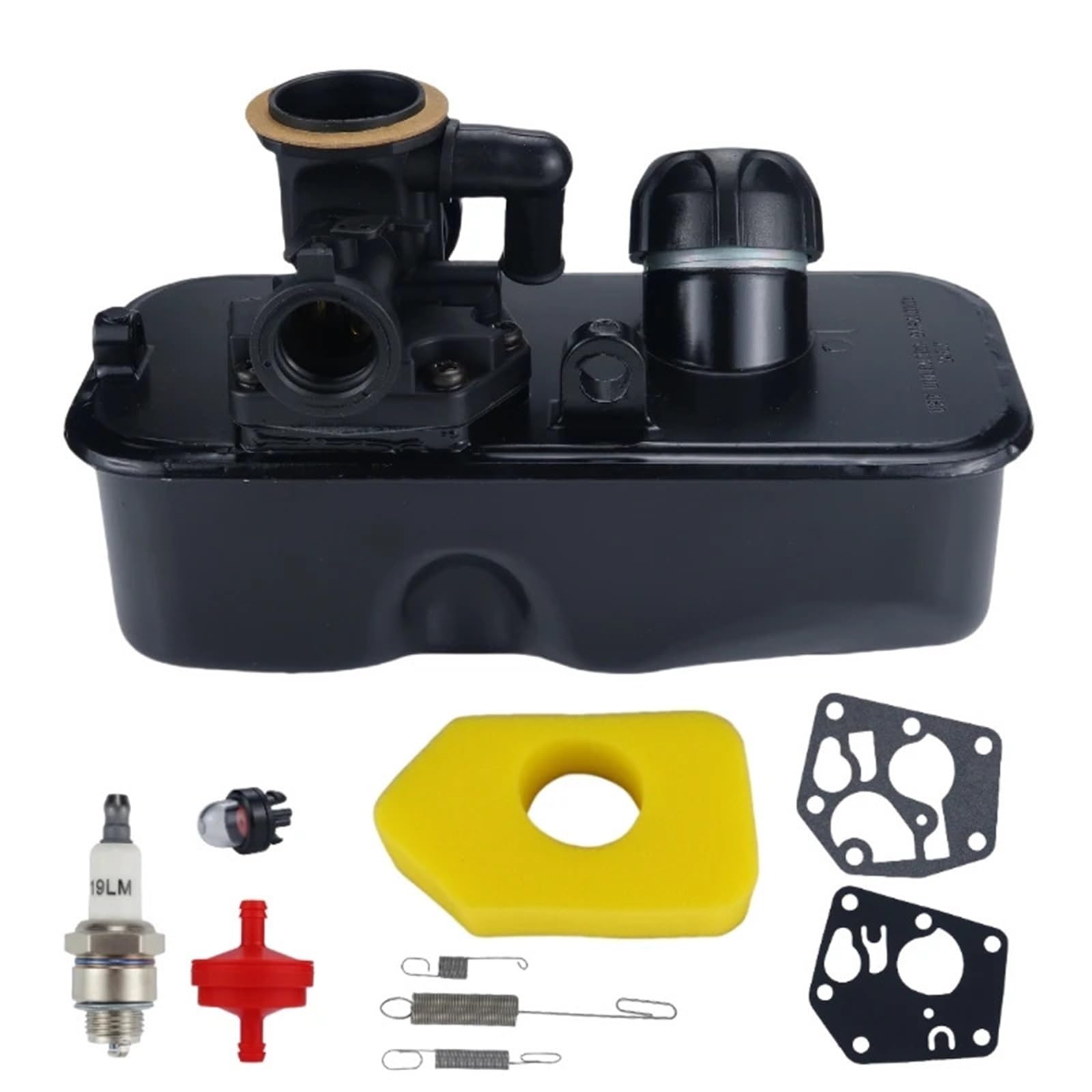 Carburador de motocicleta 795477 Compatible con Briggs Compatible Stratton 499809 494406 498809 A 795469 794147 699660 Kit de gas para carburador tractor cortacésped