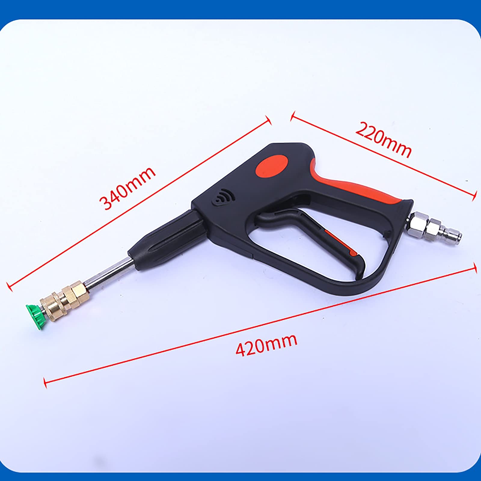 Pistola Pulverizadora para Riego Lavado de autos domésticos Limpieza pistola agua Herramienta riego para Limpiar Riego