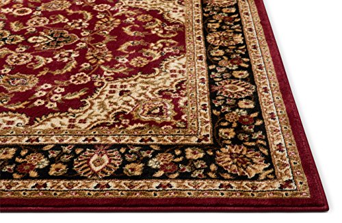 Well Woven Barclay Medallion Kashan Red Traditional Area Rug 2'3" X 7'3" Runner #TOP4