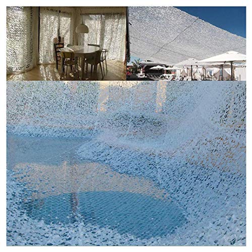 Tarnnetz Weiß 3m x 4m Leichtes Armee-Tarnnetz for Gartenterrasse Pavillon Balkon Pergola Dekorationsbeständiger Camping… – Bild 6