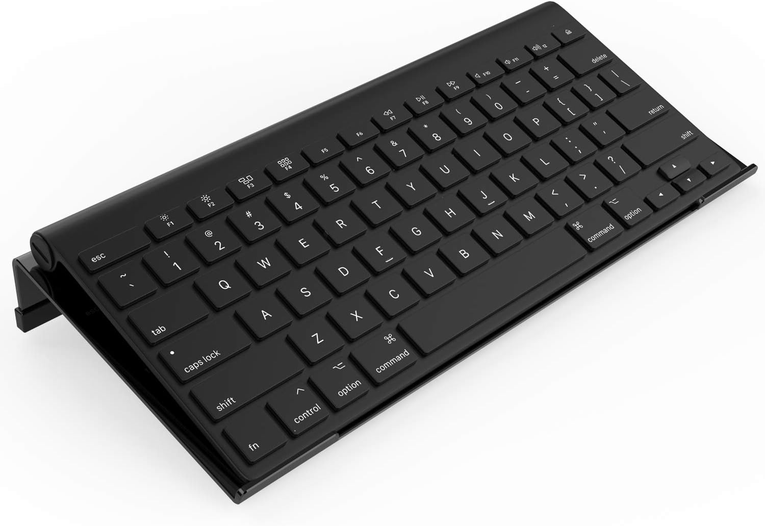 KOTEMON Acrylic Computer Keyboard Stand for 78 Keys Keyboard Compact Keyboard, Black, 11.8" Width