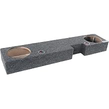 Bbox Dual Sealed 10 Inch Subwoofer Enclosure - Accu-Tuned Sealed Subwoofer Boxes & Enclosures - Subwoofer Box Improves Audio Quality, Sound & Bass - Fits 2001-2016 Ford F250/350/450 Extended Cab