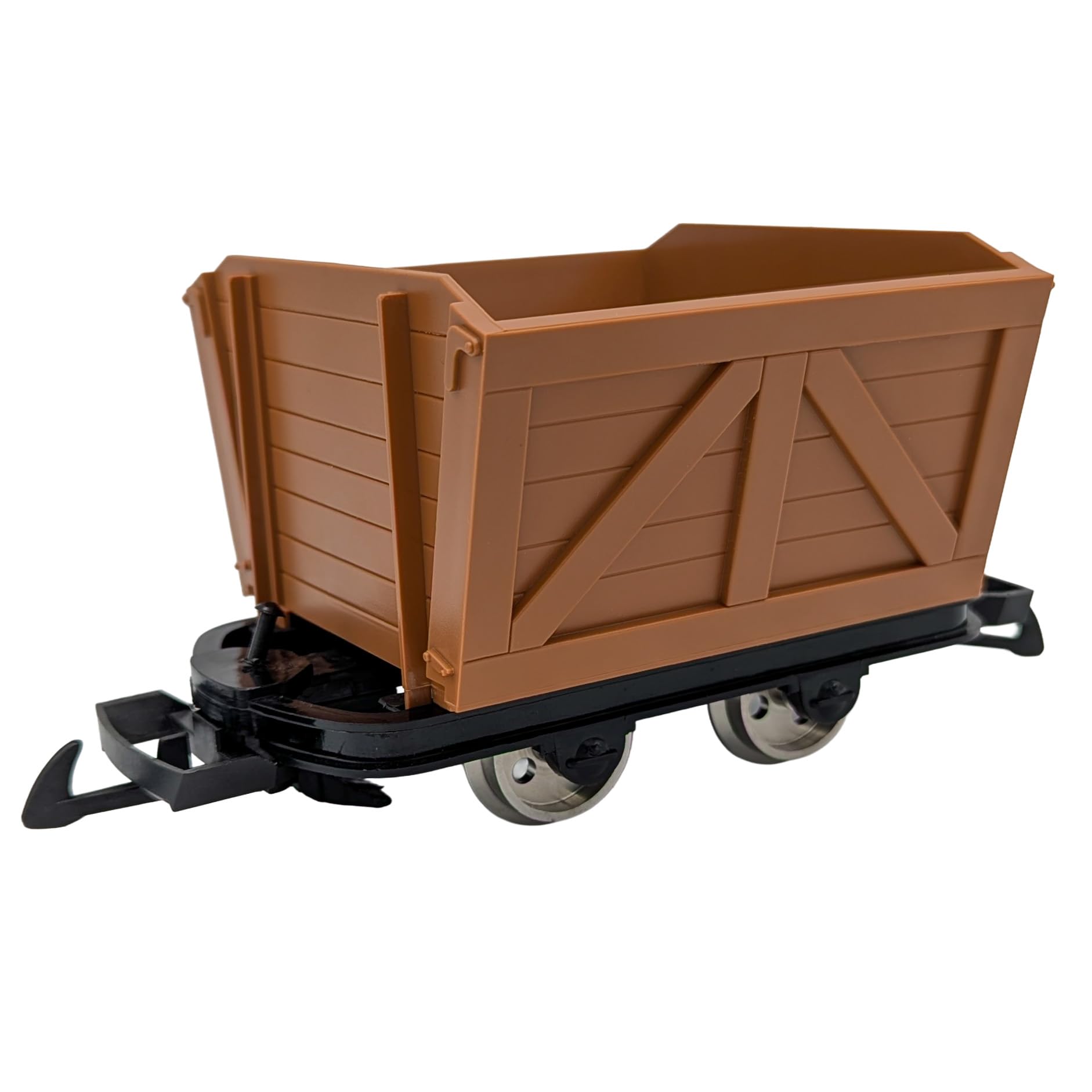 Torflore Grubenhunt Feldbahnwagen braun - Bausatzwagen/Selbstbauwagen - Gartenbahn Spur G