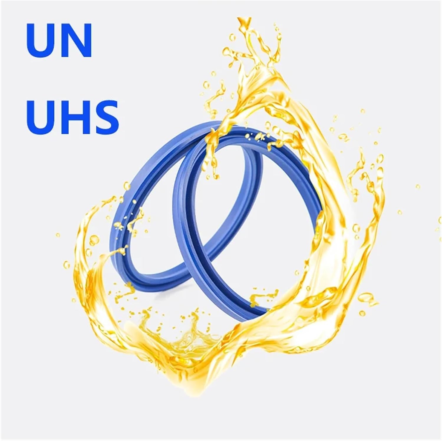 Oil seals, UN Radial Shaft Seal， 5 Pcs Polyurethane Hydraulic Oil Seals ID 10/11/12mm U/Y Type UN/UHS/UNS(UN 12x20x5)