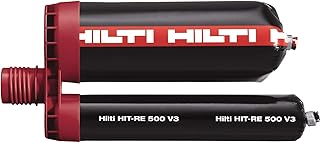 Hilti Injectable Mortar Epoxy RE 500-V3 - 16.9 Oz Cartridge - Pack of 20 - 2123404