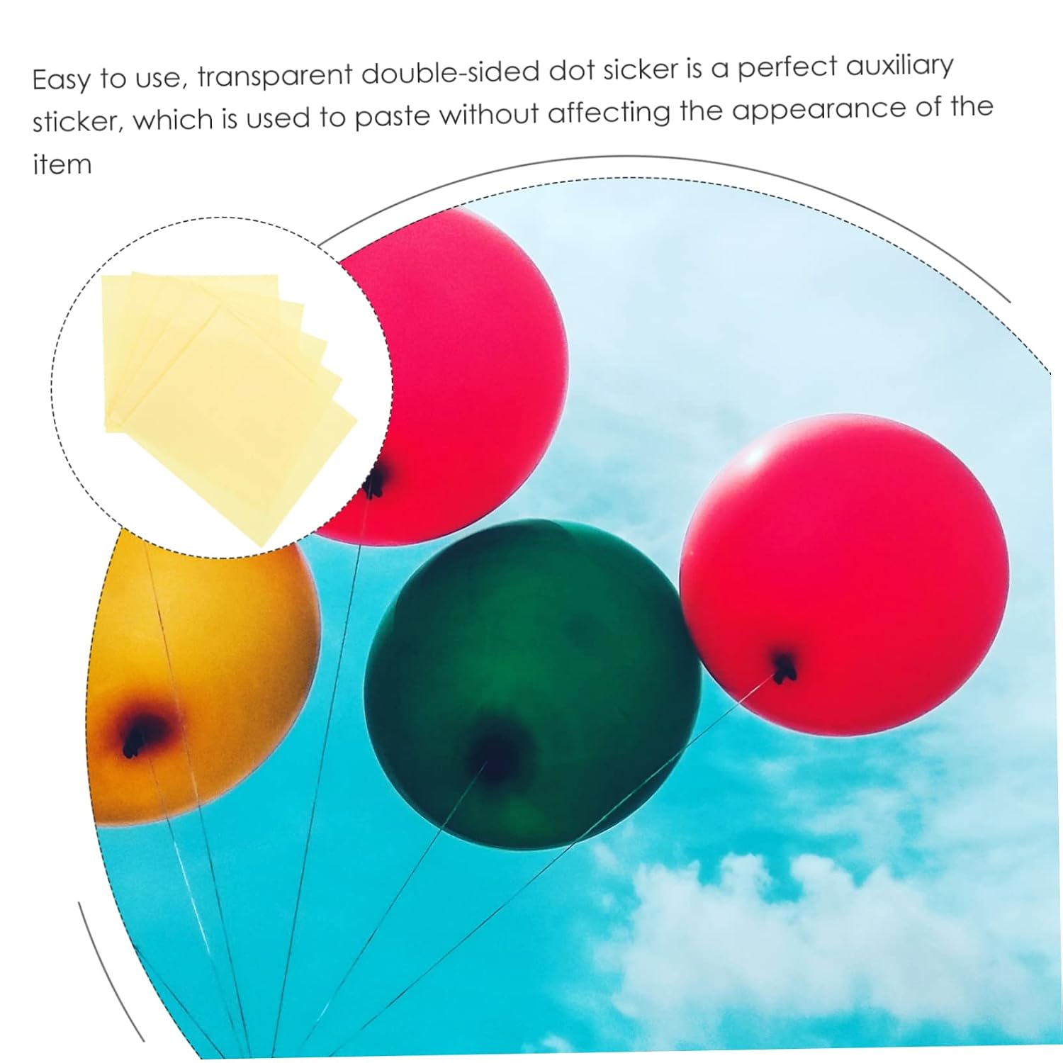 150pcs Double Sided Adhesive Dots Acrylic No Trace Sticky Stickers for Crafts DIY Projects and Home Organization