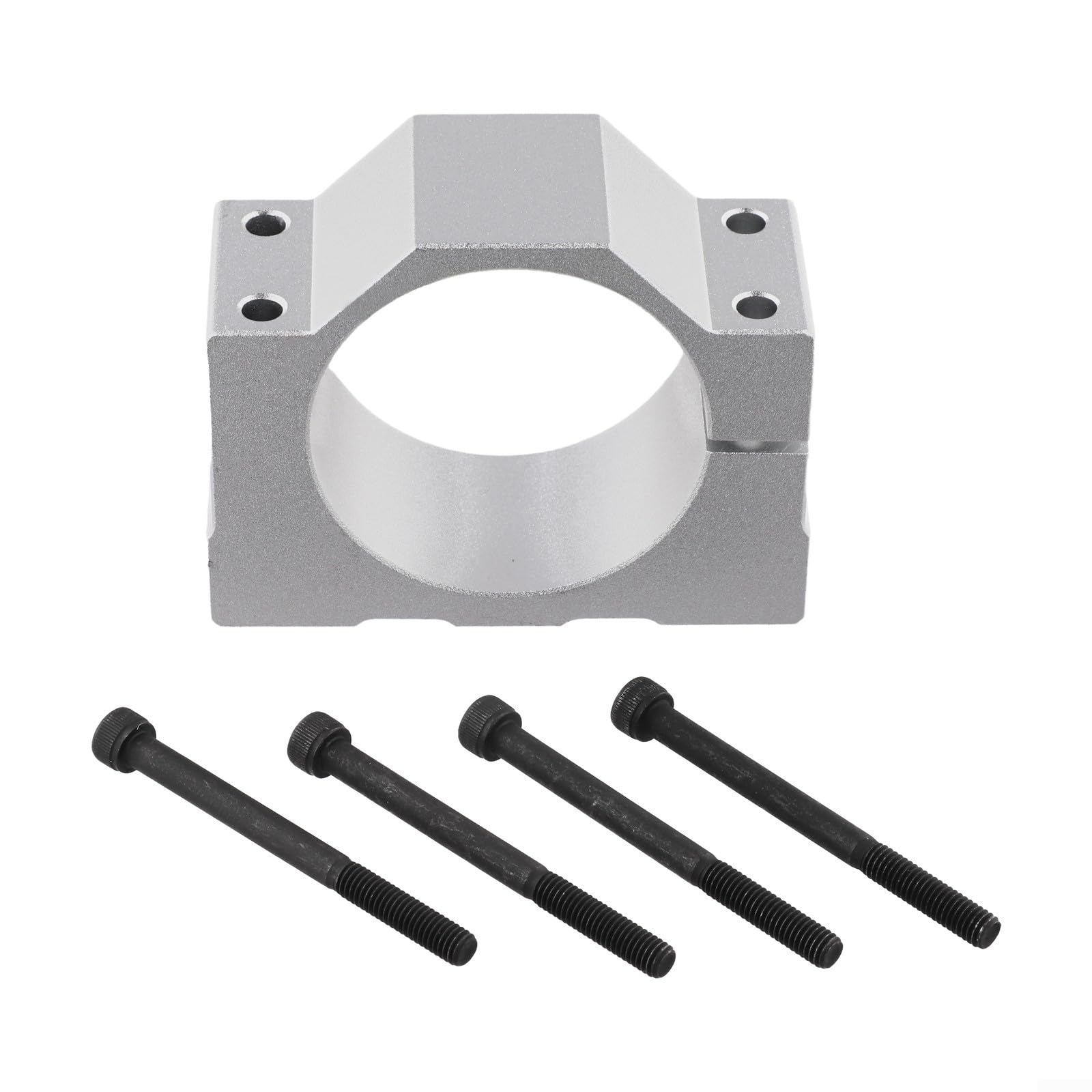 Support de fixation de moteur CNC pour support de broche DZ65, plaque de montage en aluminium avec 4 vis, compatible avec routeur de machine CNC, 1 pièce