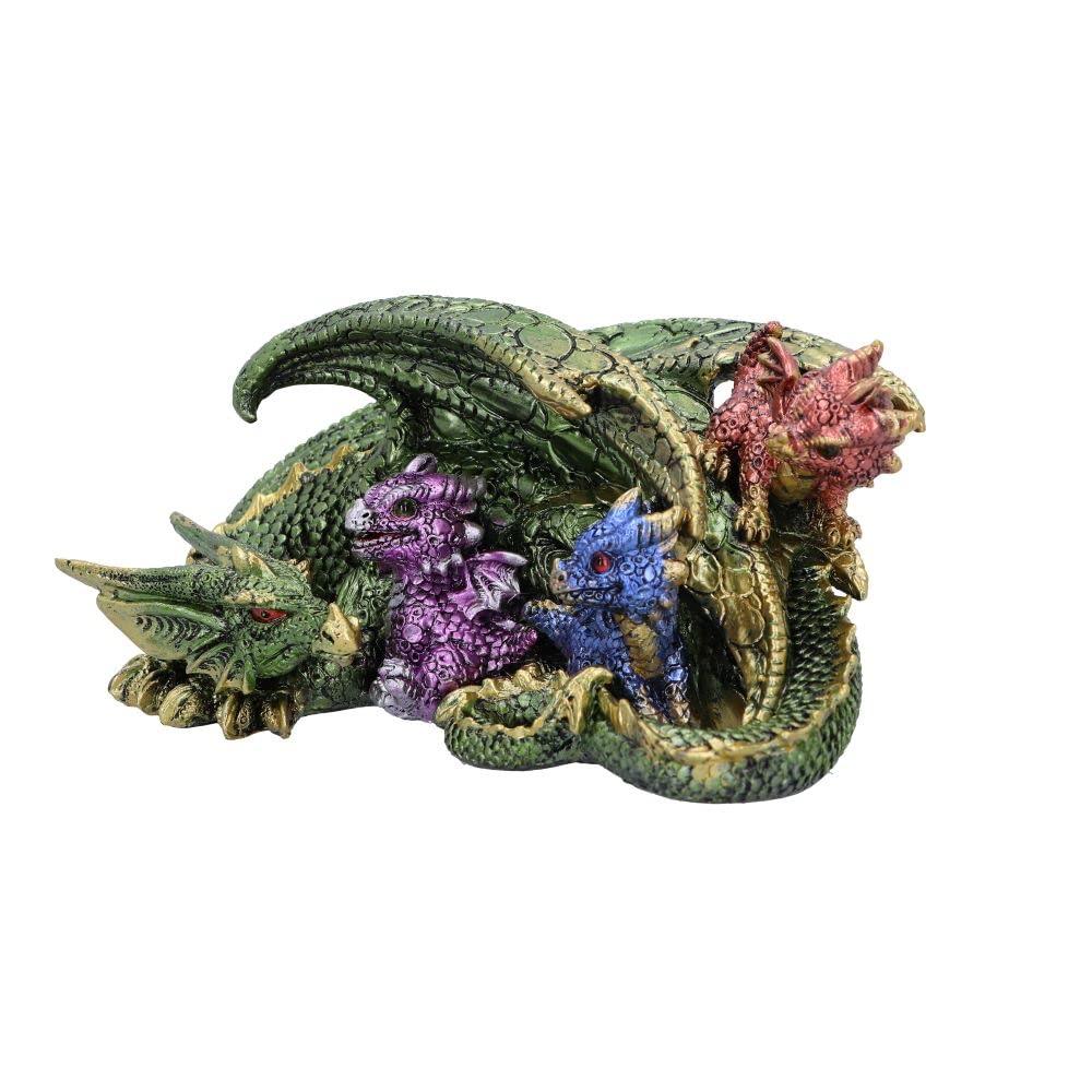 Nemesis Now Hatchling Horde Dragon Figurine, Green, 17.3cm - Image 2