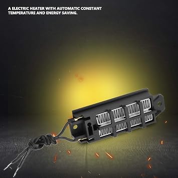 PTC Ceramic Air Heater, 50W 12V AC/DC PTC Ceramic Air Heater Conductive Type PTC Heating Element or Air Conditioner, Electric Heater and Instrument