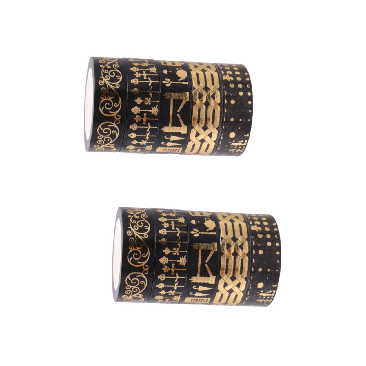 2 Sätze Washi Tape Dekoratives Klebeband Mit Bunten Designs Für Diy Scrapbooking Und Geschenkverpackungen Für Projekte Verschönerung Von Alben 5 Rollen * 2