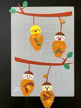 み～子 壁面飾り 11月縦 Amazon.co.jp: 壁面飾り 秋 11月 みのむし どうぶつ 保育壁面 部屋飾り