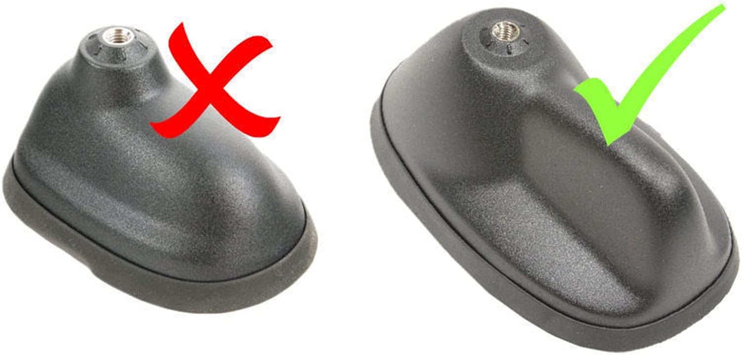 Red Real Carbon Fiber Roof Antenna Cover Trim for MINI Cooper R56 R56LCI 2007-2013