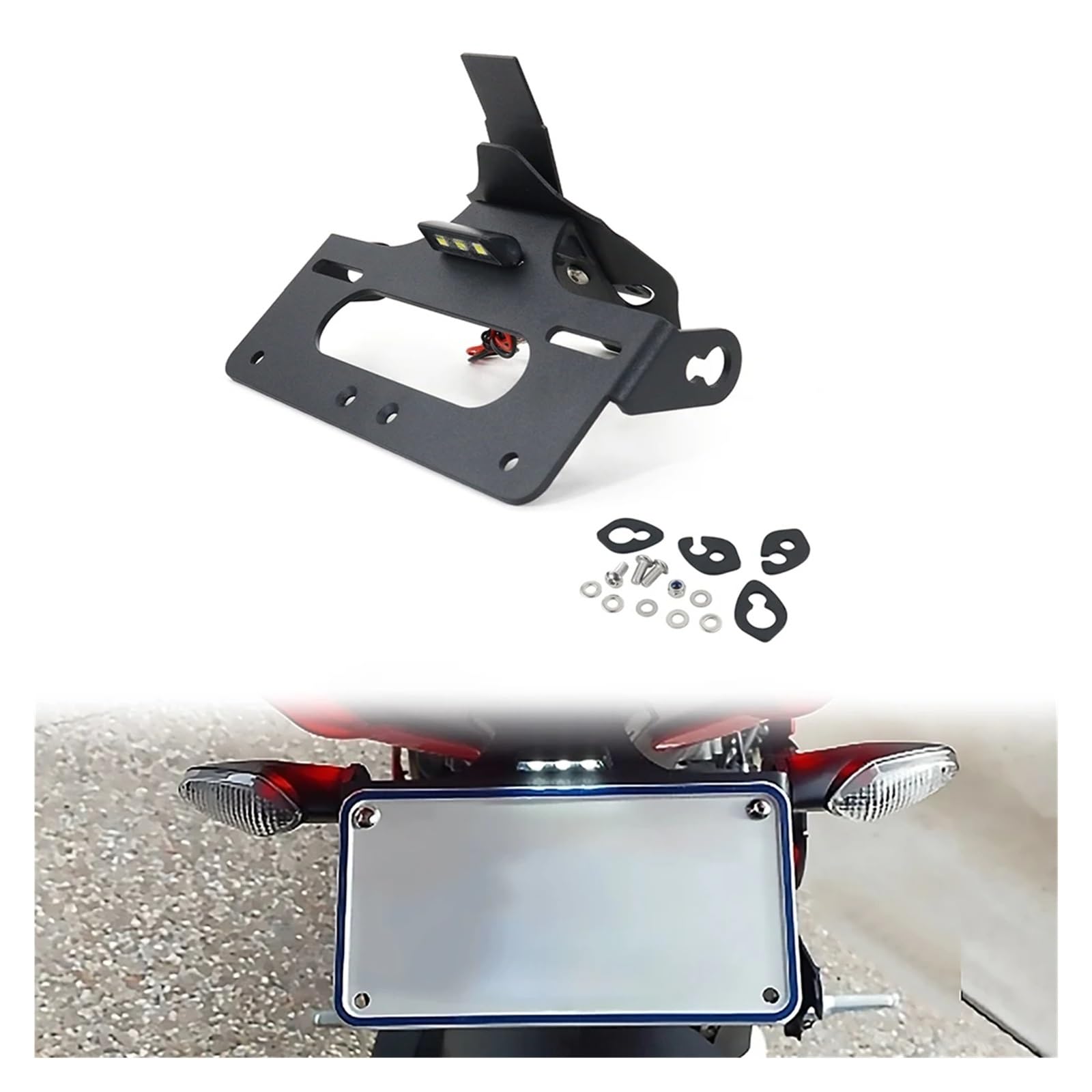 Amazon | バイク用 ナンバープレートホルダー ドゥカティ用