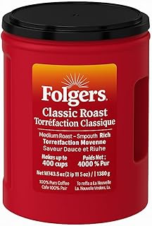 Folger Classic Roast Ground Coffee (43.5 oz.) - 1 Pack