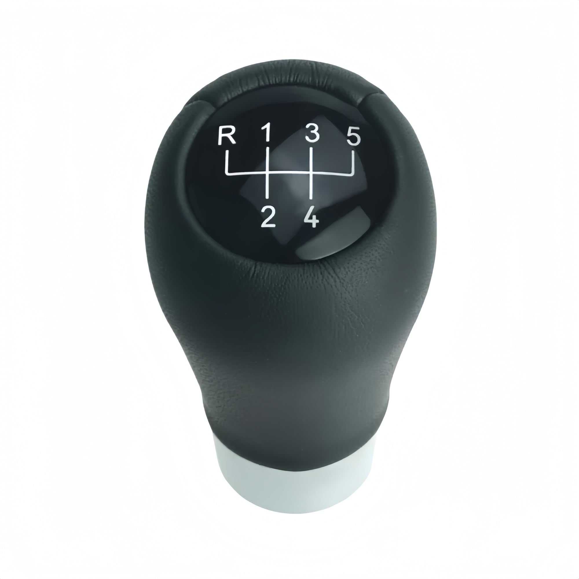 Grozzy Universal Shifter Handle for BMW for E30 E32 E34 E36 E38 E39 E46 E53 E60 E83 E84 Shift Knob Short Leather 5 for Speed