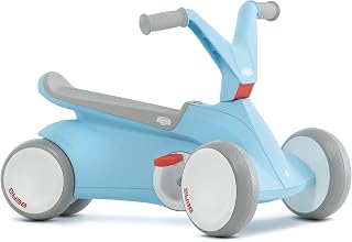 Berg Toys- Kinderauto mit Ausklappbare Scooter de Pedales, Color Azul, Large, 24.50.00.00