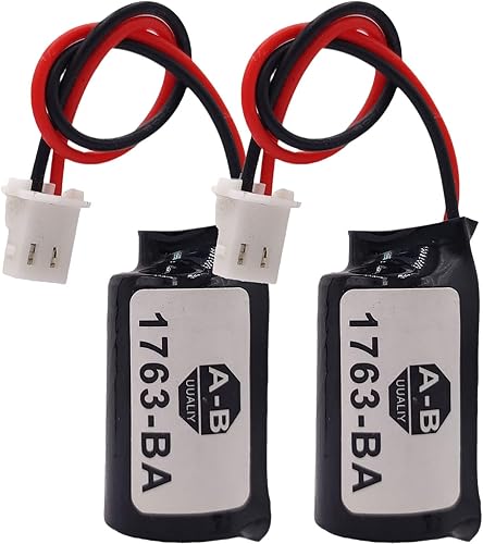 (2 piezas) 3V PLC batería de reserva sustituye a COMP-295 para Allen Bradley 1763-BA Micro 1100 Series Controller CR14250SE-AB Batería