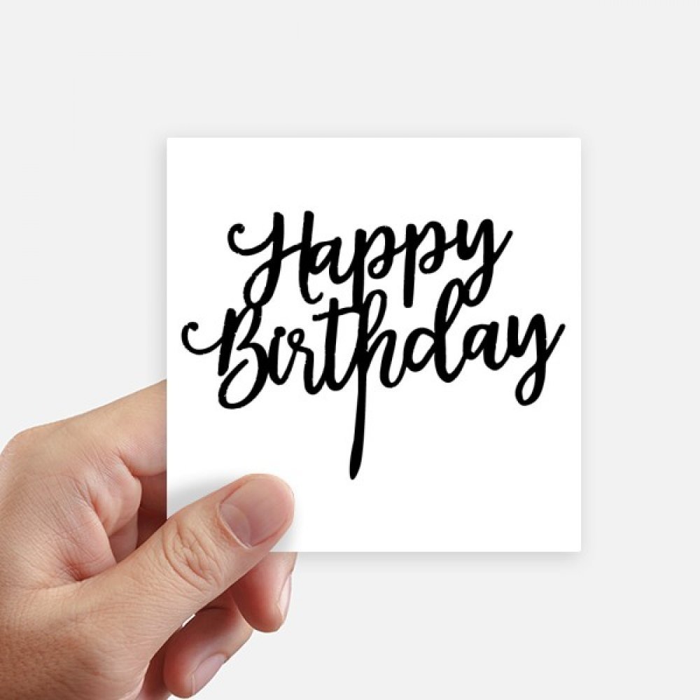 Autocollant Joyeux Anniversaire 10cm : masquez les rayures de votre valise