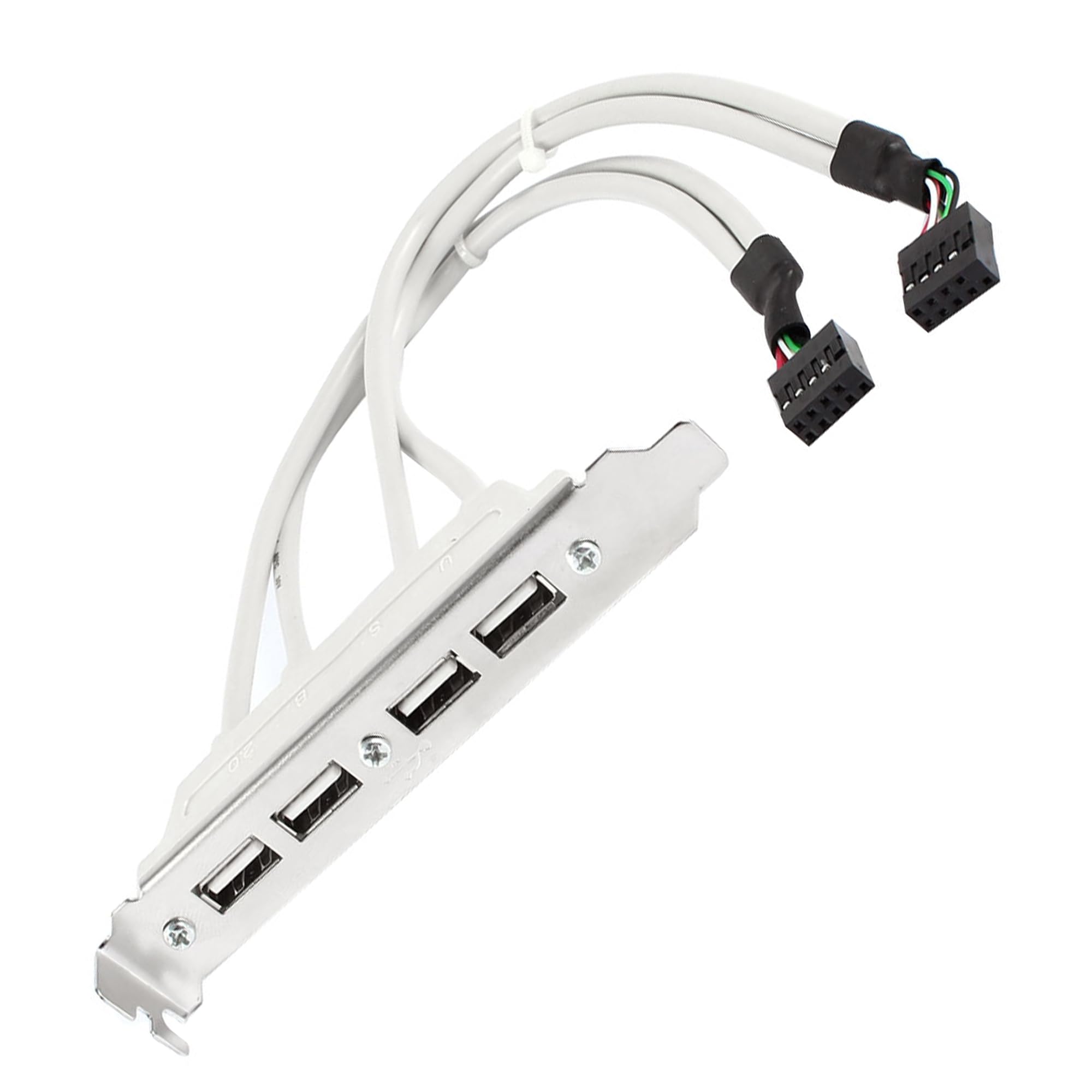 Amazon.co.jp: uxcell デュアルUSB 2.0 4ポートタイプ 拡張