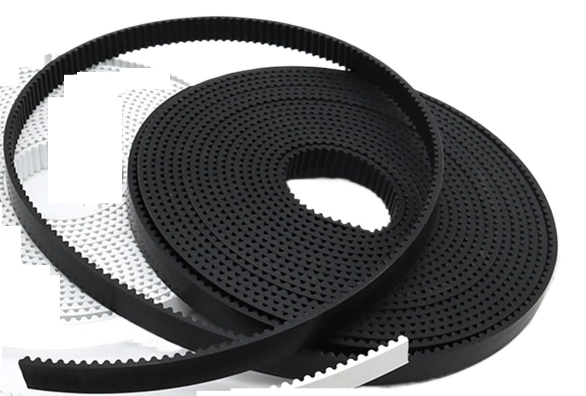 Ctongrun-3D-Drucker-Zahnriemen HTD 3M Open Timing Belt Polyurethane Steel PU Open Belt Width 9 10 15 20 30mm Timing Belt PU Steel Core Belt,1pcs, Langlebig und Abriebfest(10 Meter,10mm)