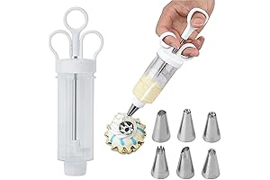 Suuker Cake Decorating Gun, Cupcake Icing Piping Kit for Whipped Icing