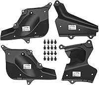 Vista 11 de A-Premium Protectores de salpicadero Compatibles con Toyota 4Runner 2003-2009 FJ Cruiser 2007-2014 Land Cruiser Prado 2003-2019 Juego de 4