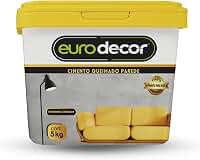 Cimento Queimado 5KG Euro decor para Parede e Piso | Revestimento Decorativo com Efeito Cimento Queimado, Acabamento Moderno e Alta Durabilidade (Concreto, 5KG)
