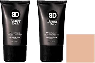 Base de maquillaje mineral en polvo líquido d...