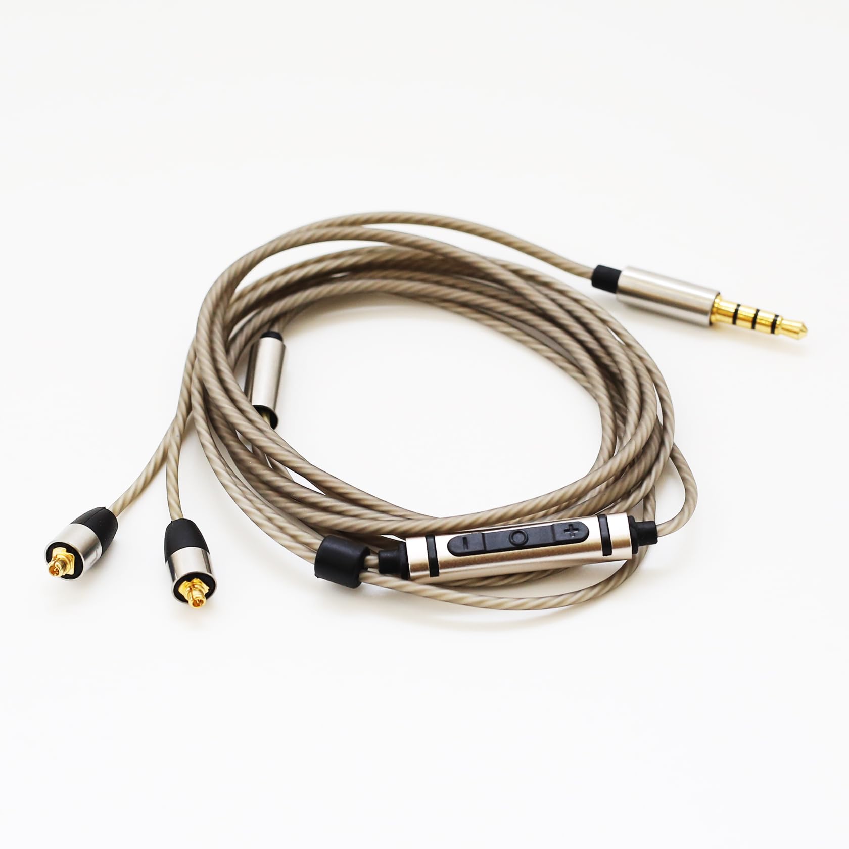 Amazon | 【川木】イヤホン リケーブル MMCX 3.5mm 銀メッキ導体