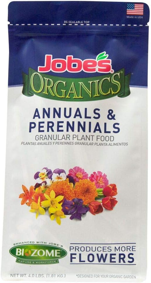 ORGANIC GRANULAR FERTILIZER ANNUALS/PERENNIALS Amazon.co.uk Garden