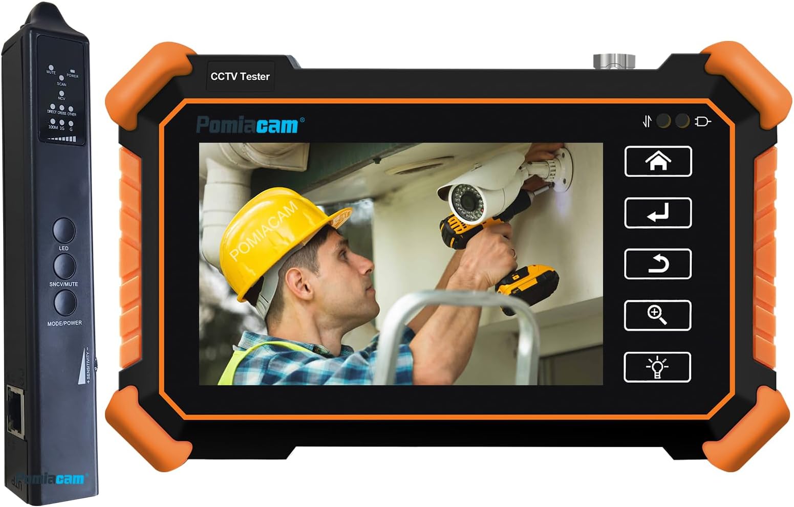 IP Camera Tester IPC-1910 Plus 4 inch Touch Screen IPC Tester 8K IP Camera Test 4K 8MP Coax AHD CVI TVI Display Video MonitorSupport H.265 POE PTZ WiFi RS485 Replace Camera Tester