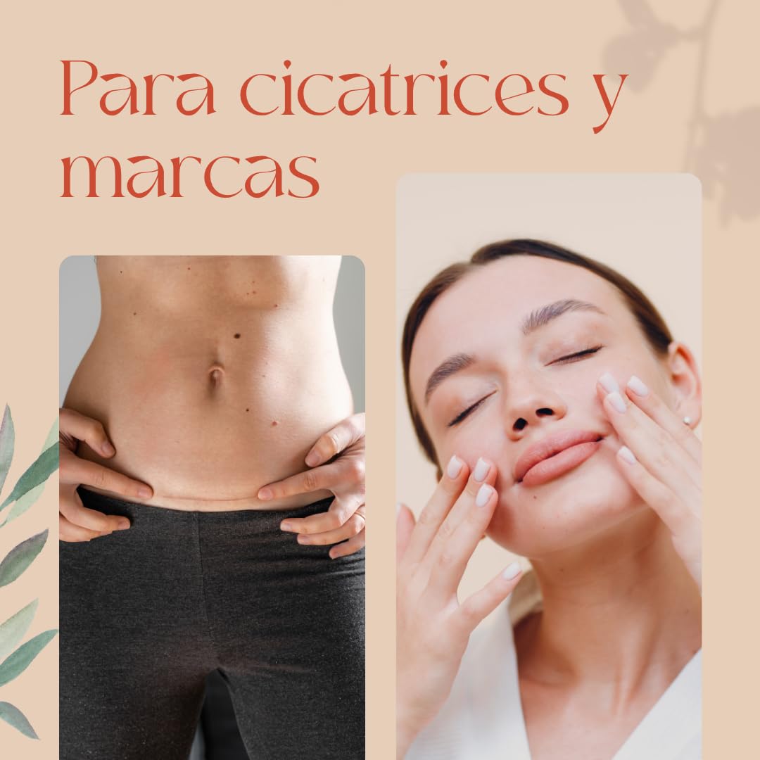 QKnatur - Aceite de Rosa Mosqueta Orgánico - 250 ml - para Cicatrices y Estrías - Para cara y cuerpo - Antiarrugas y Antiedad- BIO y Vegano - Prensado en Frío