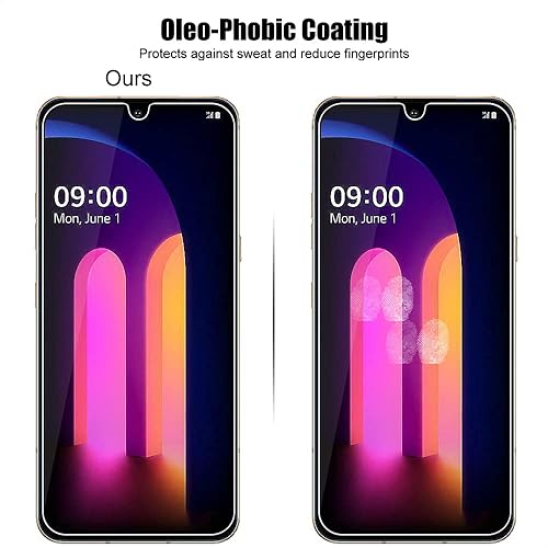 Miniatura 7 de (3+3) Protector de pantalla de vidrio templado con película protectora de lente de cámara para LG V60 ThinQ 5G  V60 ThinQ 5G UW (paquete de 3)