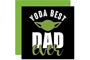 Yoda Best Dad - Father's Day Greeting Card