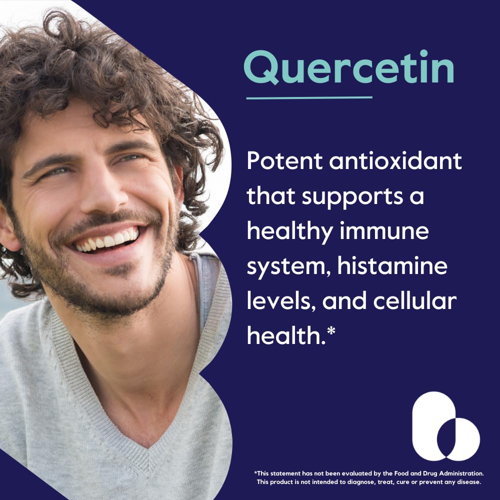 BESTVITE Quercetin 500mg (120 Veg Caps) - No Stearates - Vegan — Amazon image 2