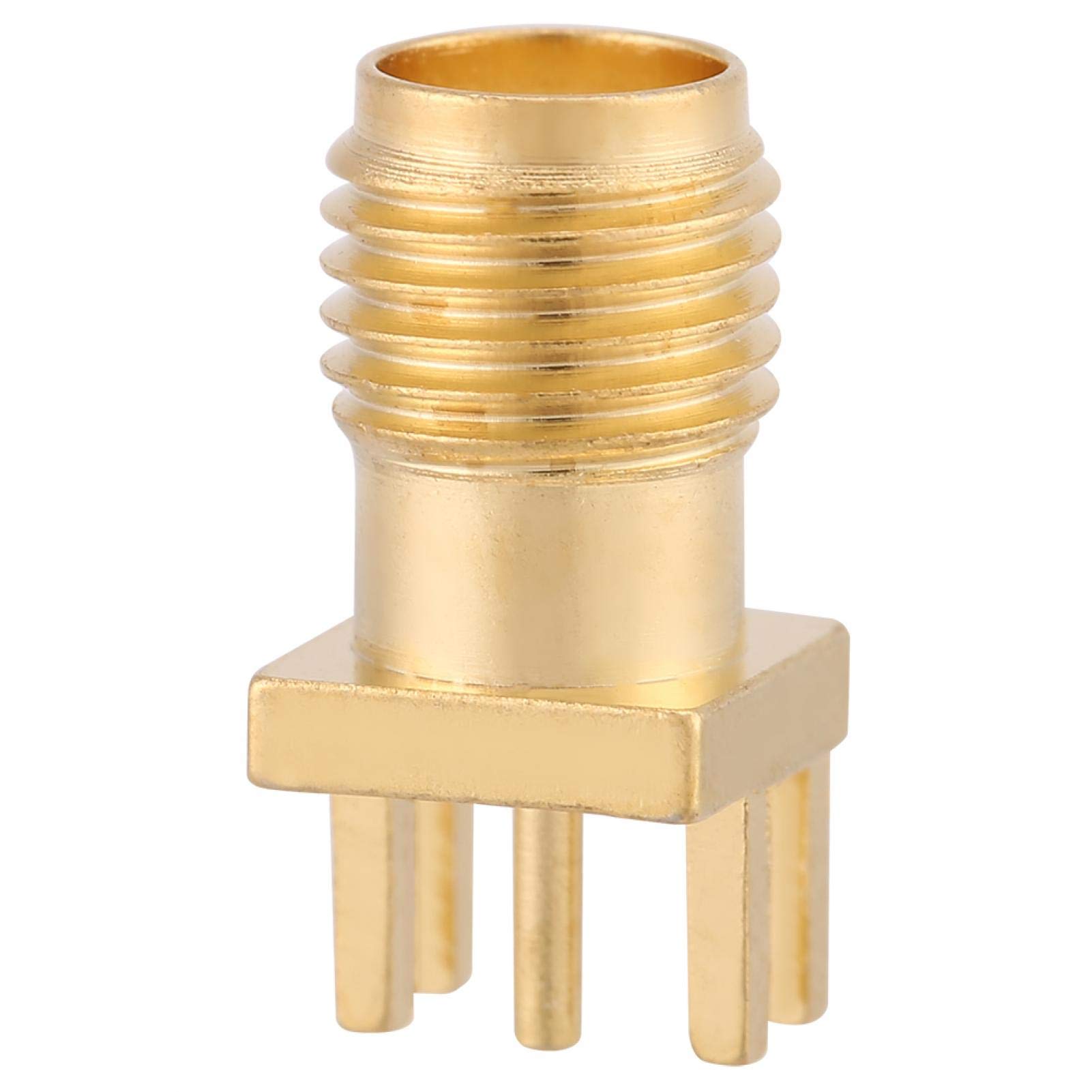 Prise de Base femelle Sma en laiton, 10 pièces, prise Jack Pcb, connecteurs Rf 50 Ohm, connecteurs Rf durables, utilisation polyvalente pour Modules sans fil