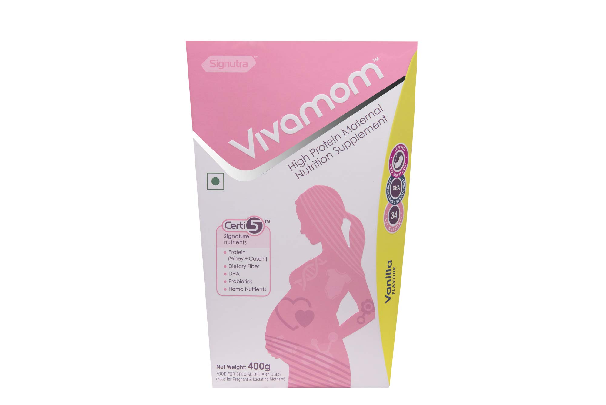 Vivamom Maternal Nutrition Supplement powder- Pack of 400g BIB (Vanilla) (B07M7YZGC4) Amazon Price History, Amazon Price Tracker