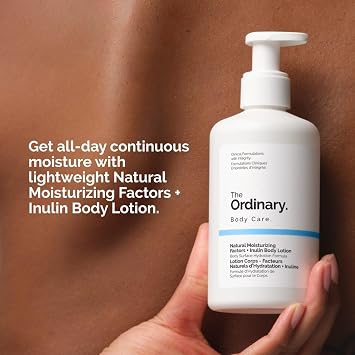 The Ordinary Natural Moisturizing Factors + Inulin Body Lotion,Lightweight Hydration for All-Day Moisture & Skin Barrier Support,Accepted by the National Eczema Association,8.1 Fl Oz,(Pack of 2)