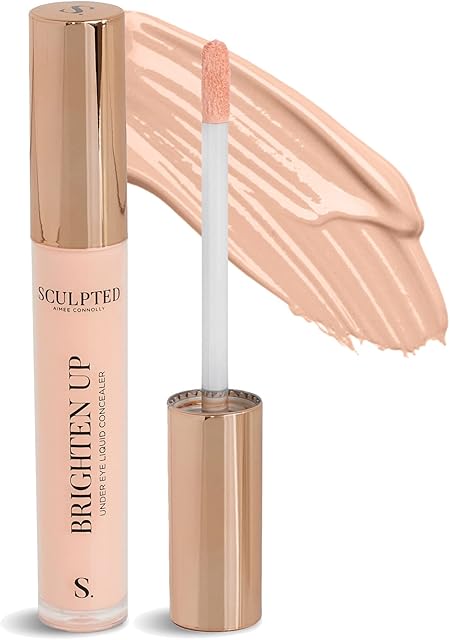 Brighten Up Under Eye Concealer from Sculpted by Aimee - Cruelty-Free Mineral 7ml Liquid Concealer for Delicate Skin with Niacinamide and Hyaluronic Acid